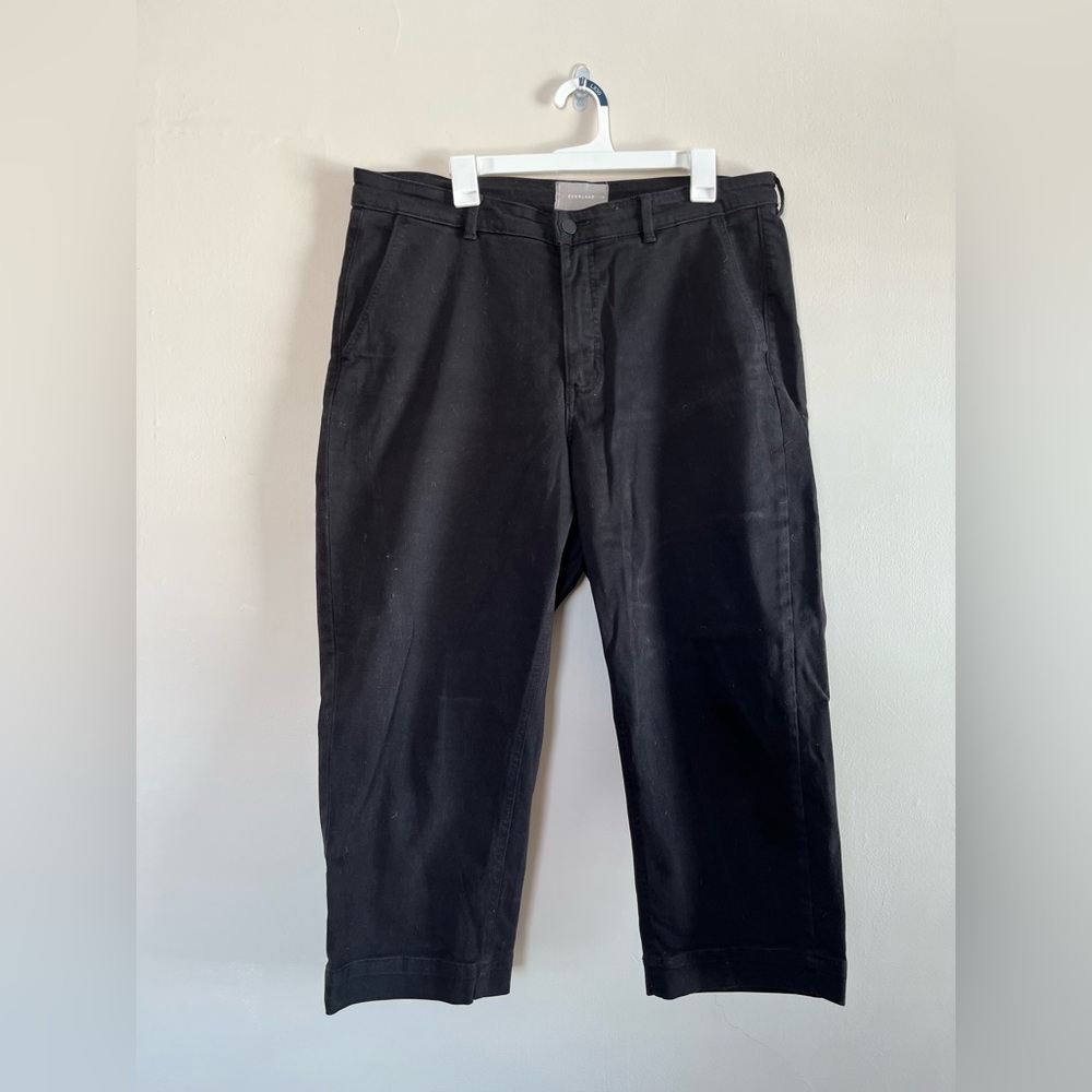 Everlane Straight Leg Crop Black
